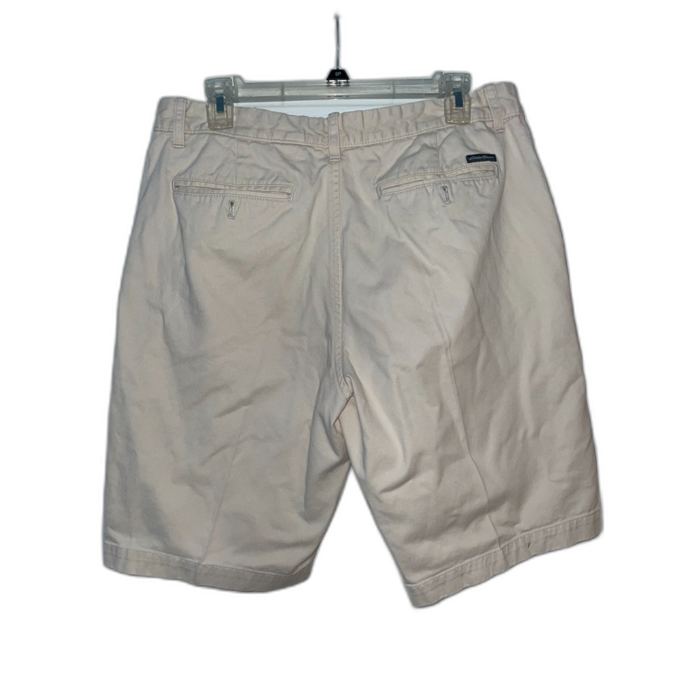 free ship Eddie Bauer Men's Khaki Legend Wash Shorts 32 waist
